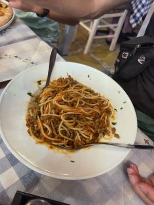 Lentils ragu  at Zorbas in Zakynthos