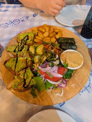 Mezze platter at Zorbas in Zakynthos