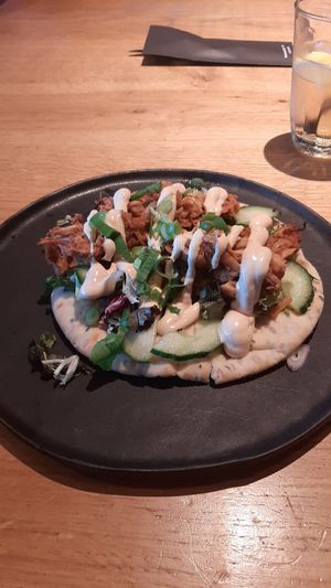 Flatjack met pullen jackfruit at Zeil & Surfcentrum Brouwersdam in Ouddorp