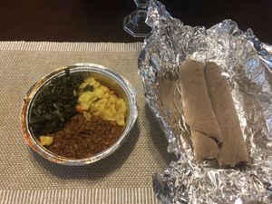 Injera for the culture  at Tigi's in Stone Mountain