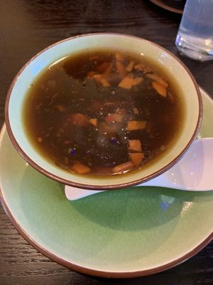 Pikante Suppe  #Veganuary at Tau in Vienna