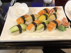 Vegan sushi   at Tau in Vienna