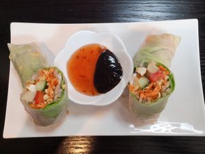 Summer rolls at Tau in Vienna