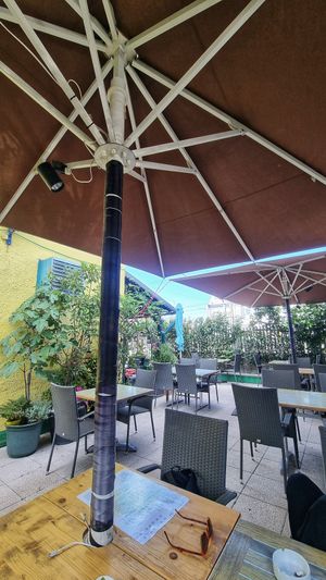 Patio at Tau in Vienna