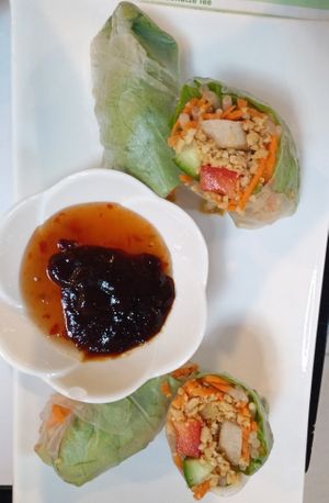 Summer rolls at Tau in Vienna