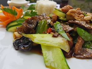 buddhist dish at Tau in Vienna