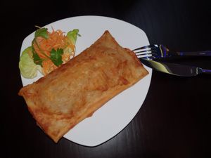 frühlingsrolle / spring roll at Tau in Vienna