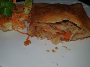 frühlingsrolle / spring roll at Tau in Vienna