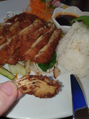 knusprige "ente" / crispy "duck" at Tau in Vienna