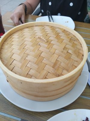 Gedämpfte Teigtaschen at Tau in Vienna