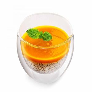 mango chia (chia pudding topped with mango puree) at Tanuki in Samara