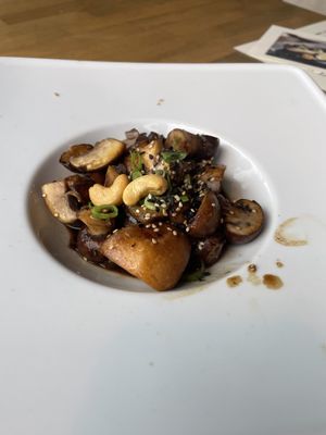 Champignons with teriyaki sauce  at ZIZO in Zandvoort