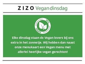 vegan options at ZIZO in Zandvoort