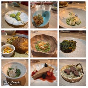 The Vernal menu from June 16, 2022 sent my taste buds to orbit. at Oyster Oyster in Washington