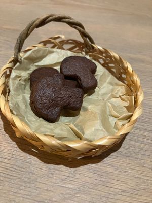 Shiitake chip cookie at Oyster Oyster in Washington