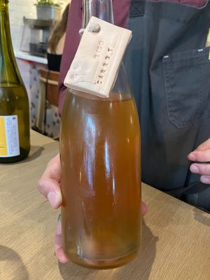 Miso carrot NA beverage at Oyster Oyster in Washington