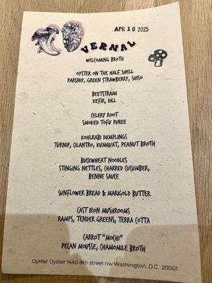   at Oyster Oyster in Washington