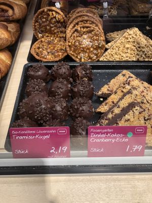 Pictured are baked goods  at Alnatura in Gottingen