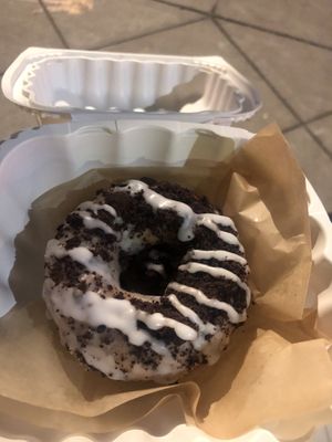 Cookies and cream donut  at Babes in Sacramento