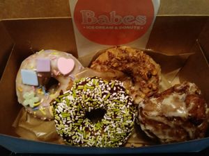 Fun specialty donuts at Babes in Sacramento