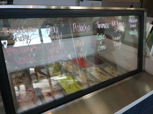 Lots of different ice cream (coconut base) at Babes in Sacramento