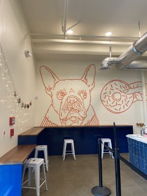 Cute Indoor Seating Area w/Art  at Babes in Sacramento