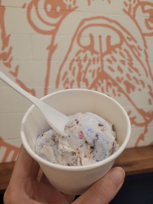 Birthday cake icecream[vegan] at Babes in Sacramento