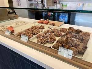 Donut options at Babes in Sacramento