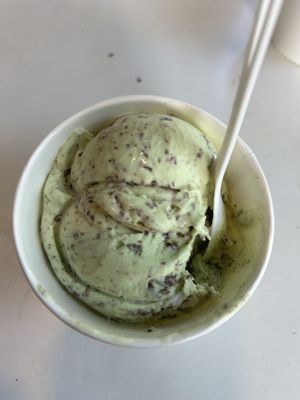 Mint chip - very minty!   at Babes in Sacramento