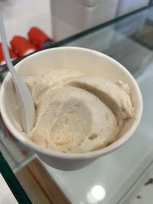 Peach cobbler   at Babes in Sacramento