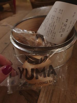 Veganer Glückskeks at Yuma in Zurich