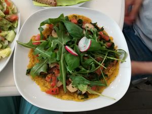 Savory pancake  at Café Flowery in Koblenz