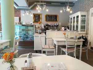 Interior at Café Flowery in Koblenz