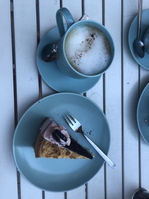 Cheesecake en de chocolade oreo taart   at Café Flowery in Koblenz