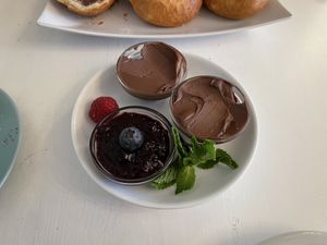 Chocolate and jelly  at Café Flowery in Koblenz
