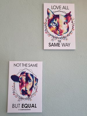 Activism on the wall at Café Flowery in Koblenz