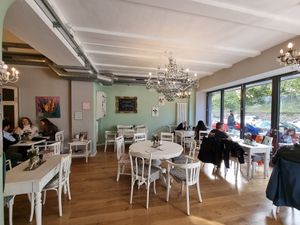 Interior at Café Flowery in Koblenz