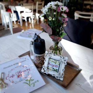 On the table at Café Flowery in Koblenz