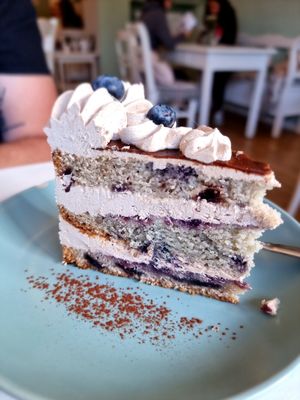 Nougat cake at Café Flowery in Koblenz