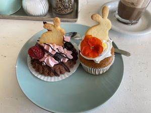 Holiday themed Cupcakes (Eastern Special)  at Café Flowery in Koblenz