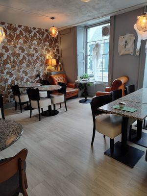 Interior at Jollys Coffee House & Patisserie in Beaumaris