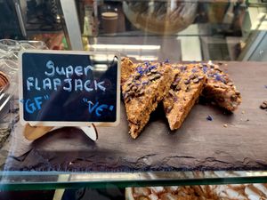 Super Flapjack at Jollys Coffee House & Patisserie in Beaumaris