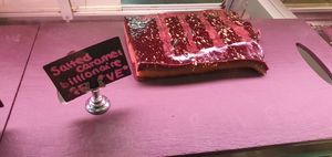 Billionaires slice at Jollys Coffee House & Patisserie in Beaumaris