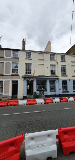 Entrance at Jollys Coffee House & Patisserie in Beaumaris