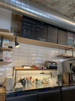 Menu   at Espresso Embassy in Budapest