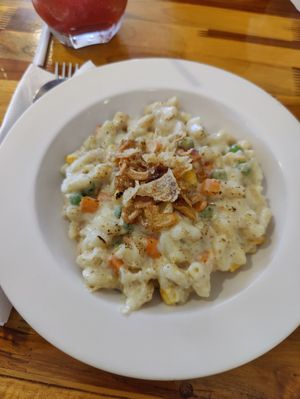 Vegan Mac and Cheese at Home Grain Breakfast and Bistro in Phuket