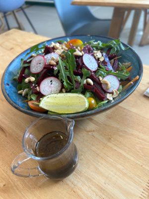 Tasty but quite tangy beetroot salad at Home Grain Breakfast and Bistro in Phuket