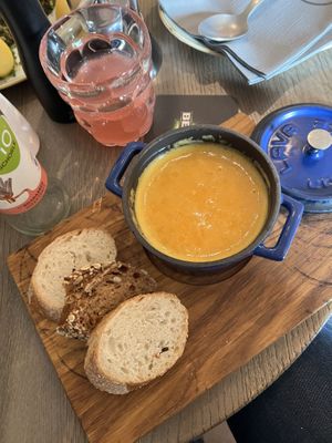 Zitronengras-Ingwer-Kokossuppe  at Kliff in Cuxhaven