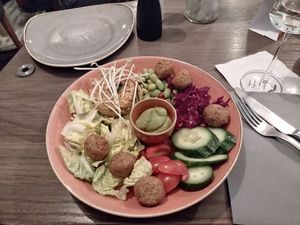 Oriental Bowl (vegan) at Kliff in Cuxhaven