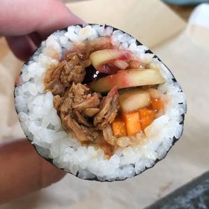 Sans Quack Roll inside at Little Bento Box in Worcester